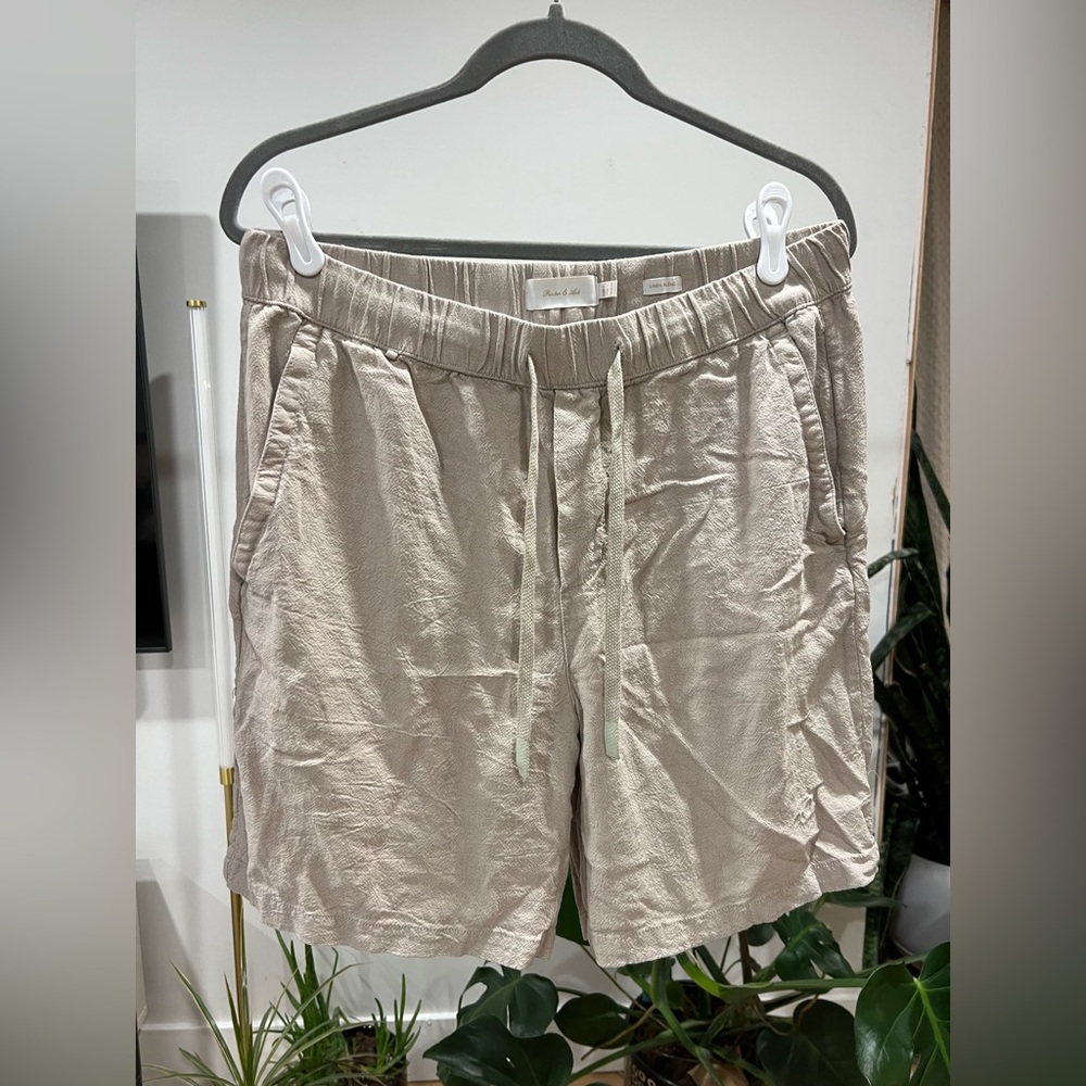 Men’s PORTER & ASH Linen Blend Shorts 7”